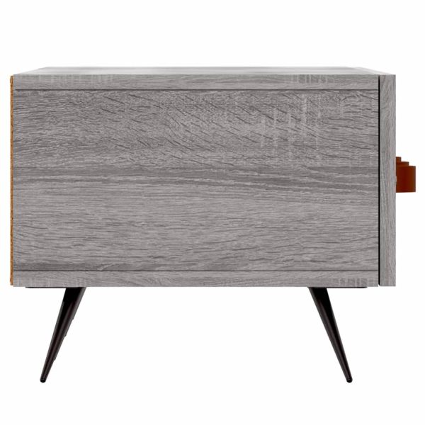 Móvel de TV 150x36x30 cm derivados de madeira cinzento sonoma - Image 7