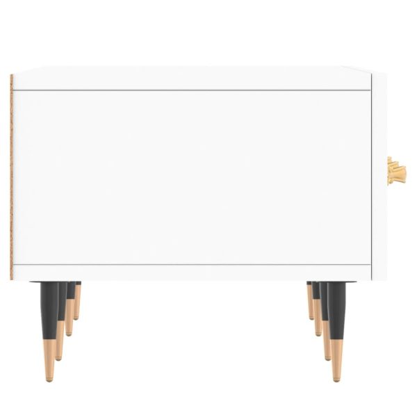 Móvel de TV 150x36x30 cm derivados de madeira branco - Image 7