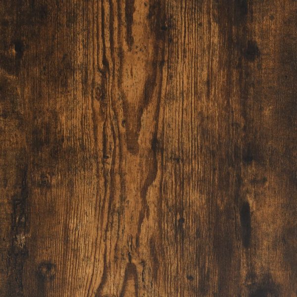 Estante 3 prateleiras + barras 2pcs 30x25x100cm carvalho fumado - Image 8