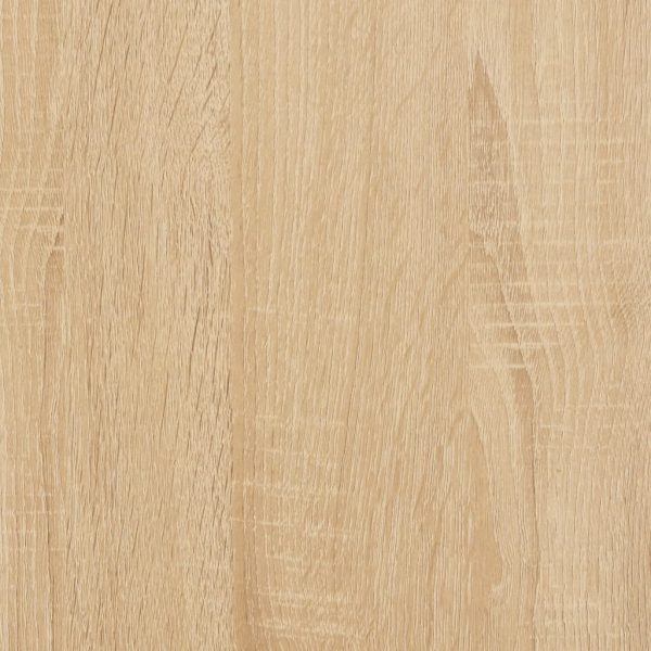 Prateleira de parede com barra 30x25x30 cm carvalho sonoma - Image 7