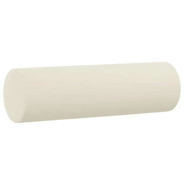 2 pcs conjunto de sofás com almofadas veludo cor creme - Image 5
