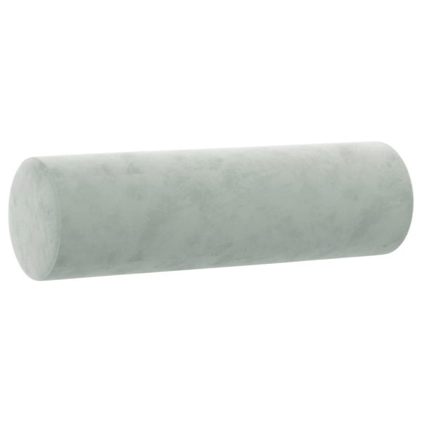 3 pcs conjunto de sofás com almofadas veludo cinzento-claro - Image 6