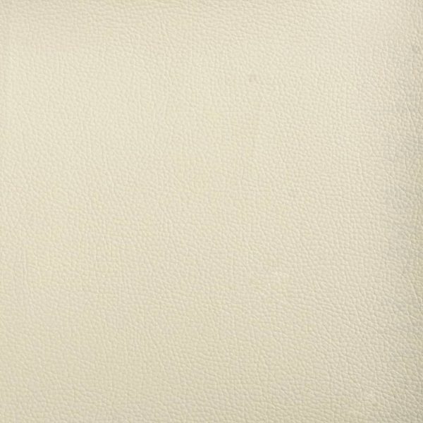 Sofá de 2 lugares 140 cm couro artificial cor creme - Image 7