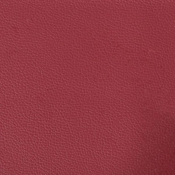 Sofá de 2 lugares 140 cm couro artificial vermelho tinto - Image 7
