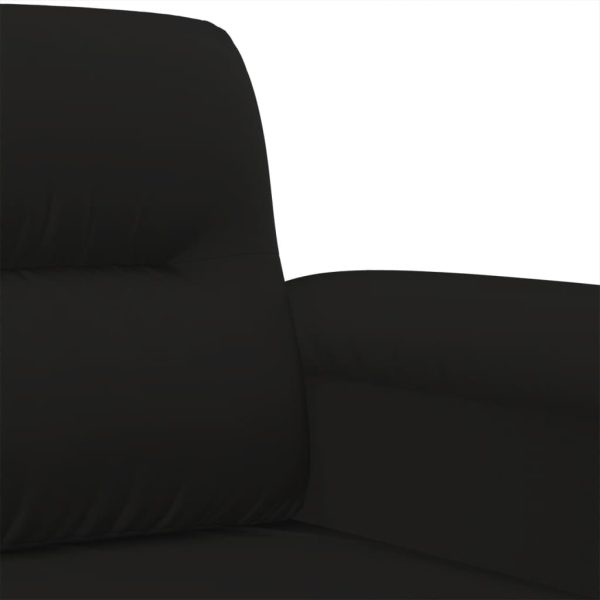 Poltrona 60 cm tecido de microfibra preto - Image 6