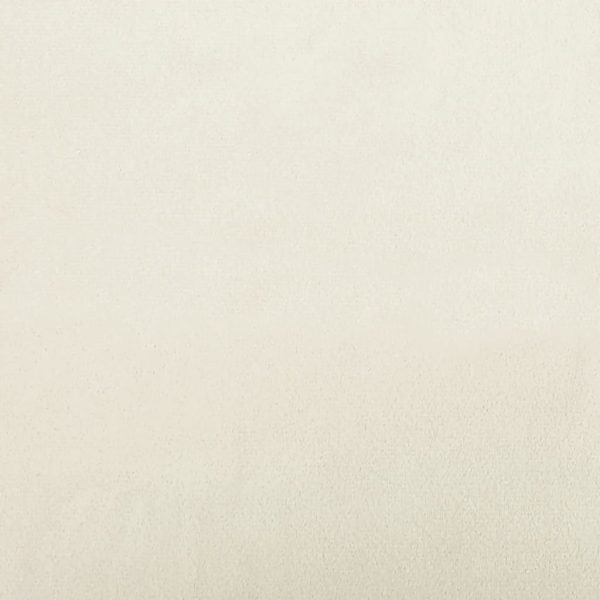 Sofá de 2 lugares veludo 140 cm cor creme - Image 7