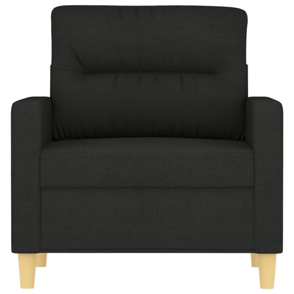 Poltrona 60 cm tecido preto - Image 3