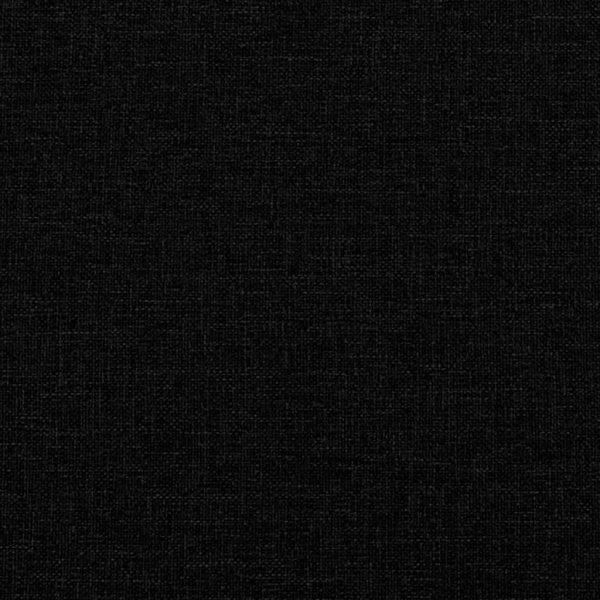 Sofá de 2 lugares tecido 120 cm preto - Image 7