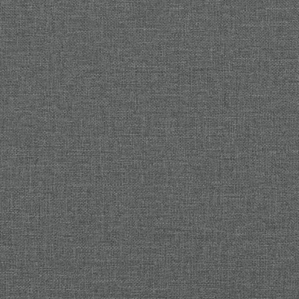 Sofá de 2 lugares em tecido 120 cm cinzento-escuro - Image 7