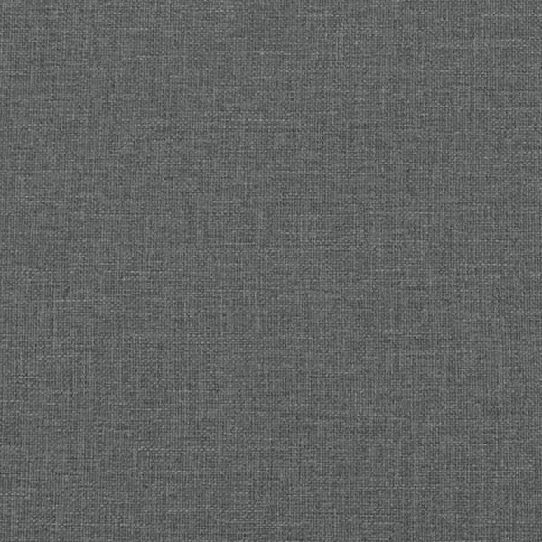 Sofá de 2 lugares em tecido 140 cm cinzento-escuro - Image 7
