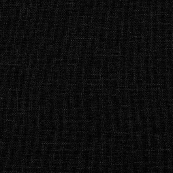 Sofá de 2 lugares tecido 140 cm preto - Image 7