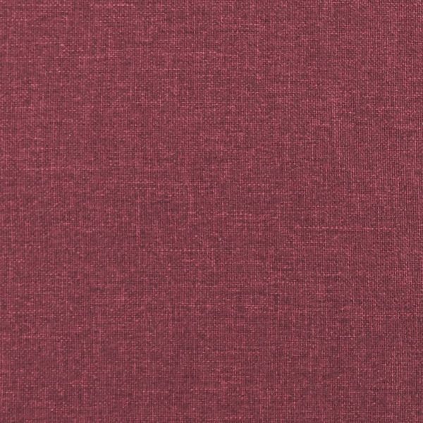 Sofá de 2 lugares tecido 140 cm vermelho tinto - Image 7