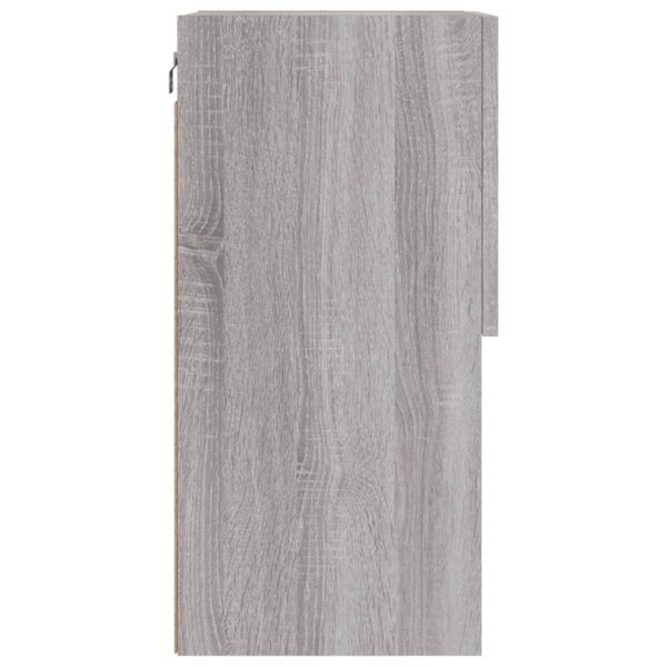 Móvel de TV com luzes LED 40,5x30x60 cm cinzento sonoma - Image 10