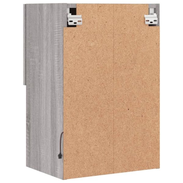 Móvel de TV com luzes LED 40,5x30x60 cm cinzento sonoma - Image 11