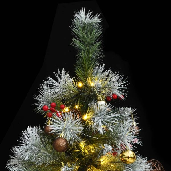 Árvore Natal artificial articulada c/ 300 luzes LED+bolas 180cm - Image 2