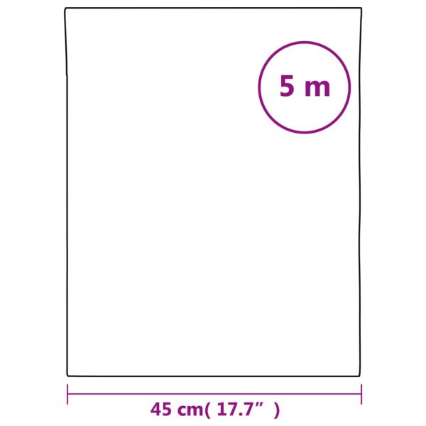 Película janela estática 45x500 cm PVC cinza transparente fosco - Image 8