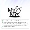 FIGURA PASTEL METÁLICA MR&MRS - Image 2