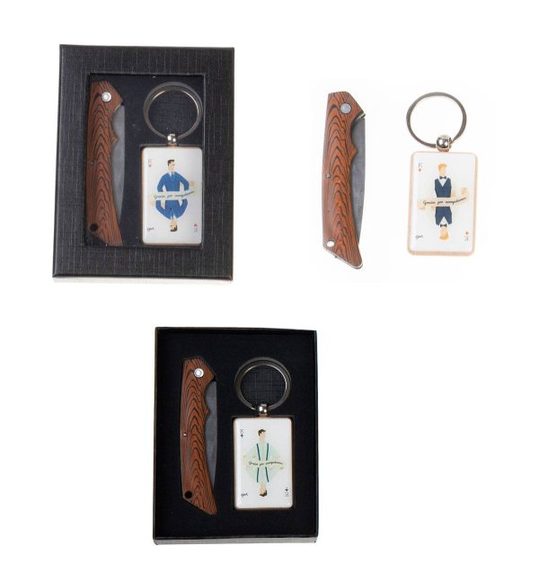 SET NAVAJA + LLAVERO EN ESTUCHE DE REGALO CARTAMEN - Image 4