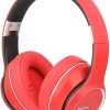 AURICULAR DIADEMA LENOVO BT 5.0 HD200 + CABLE JACK - ROJO