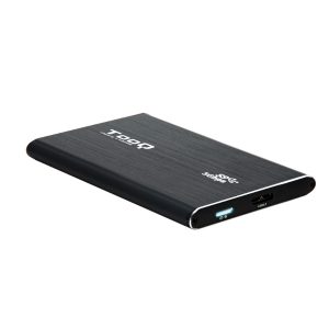 CAJA EXTERNA USB 2.5'' 7MM SATA NEGRO TOOQ