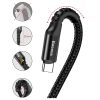 CABLE BASEUS USB A TIPO C 1M 2A CARGA RAPIDA ESPIRAL - Image 2