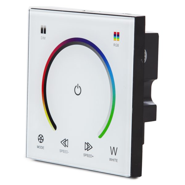 Controlador Embutido Tátil Tira LED Led Rgbw 12-24Vdc ► 192/384W