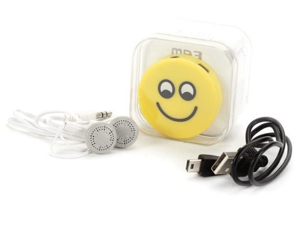 MP3 EMOTICONO EN CAJA DE REGALO (CABLE+CASCOS) - Image 3
