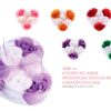 6 FLORES DE JABON PRESENTADAS EN ESTUCHE CORAZON - Image 3