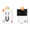 CABLE MCDODO USB A LIGHTNING ESPIRAL 1.8M 2A SOPORTA CARGA RAPIDA - GRIS - Image 4