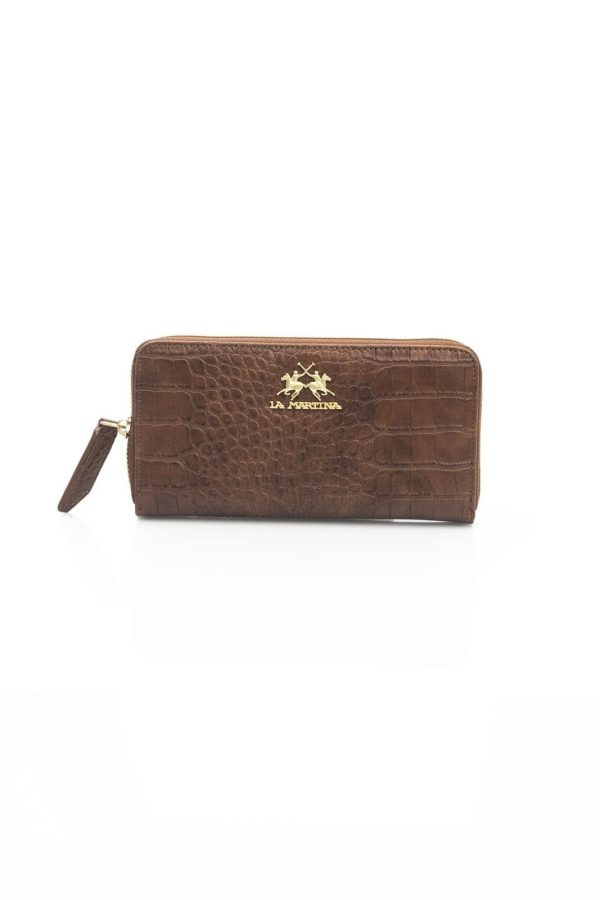 La Martina wallet LMPD00574T_BROWN