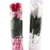 FLOR ROSA DE PÉTALOS DE ROSA EN CAJA DE REGALO - Image 2