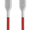 CABLE FOREVER USB C- USB C -  3A 60W ROJO - CARGA RAPIDA PD