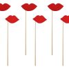 PACK DE 6 LABIOS ROJOS - Image 2