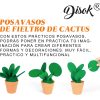 SET DE 6 POSAVASOS FIELTRO CACTUS - Image 6