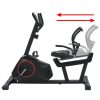 Bicicleta estática magnética reclinada com medição pulso - Image 4