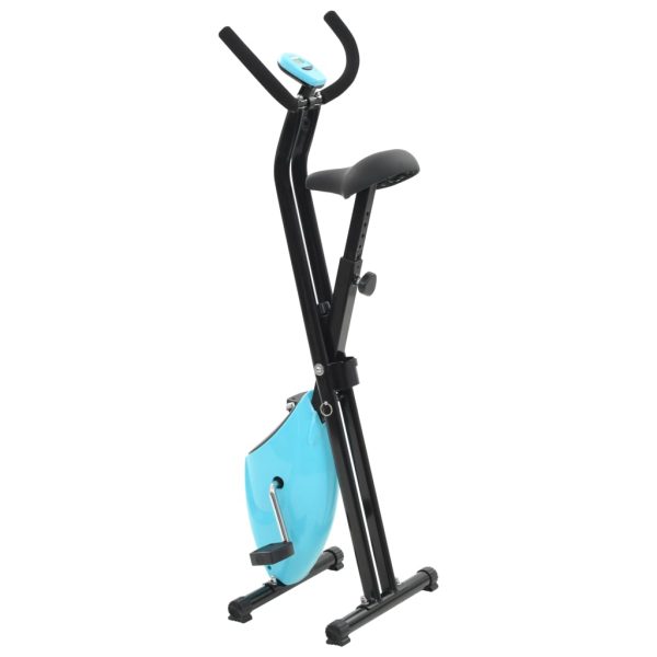 Bicicleta estática X-Bike resistência de correia azul - Image 3