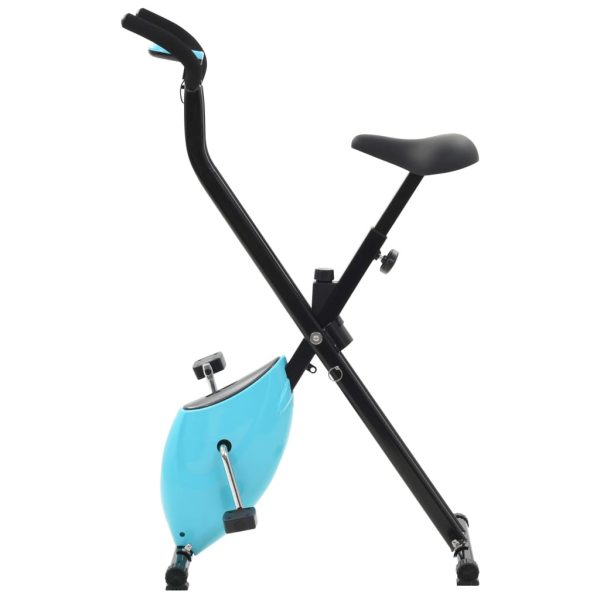 Bicicleta estática X-Bike resistência de correia azul - Image 4