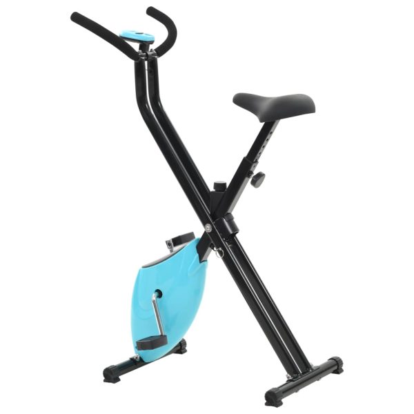 Bicicleta estática X-Bike resistência de correia azul - Image 5
