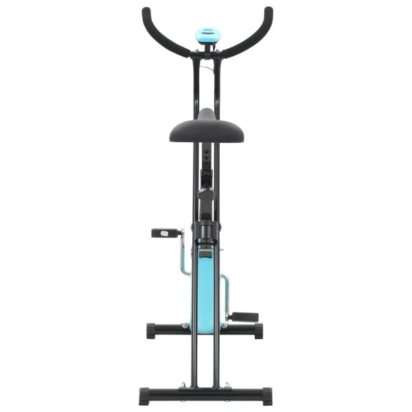 Bicicleta estática X-Bike resistência de correia azul - Image 6