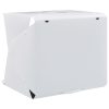 Caixa luz LED dobrável estúdio foto. 40x34x37cm plástico branco - Image 9