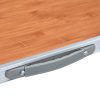 Mesa de campismo dobrável 120x60 cm alumínio - Image 8