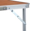 Mesa de campismo dobrável 180x60 cm alumínio - Image 7