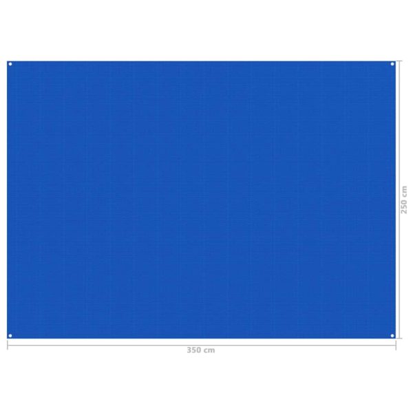 Tapete de campismo para tenda 250x350 cm azul - Image 4