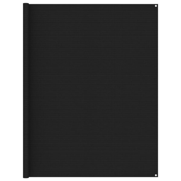 Tapete de campismo para tenda 250x550 cm preto