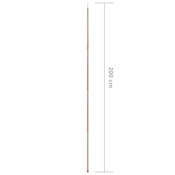 Poste para para-sol estilo vela 200 cm aço galvanizado - Image 6