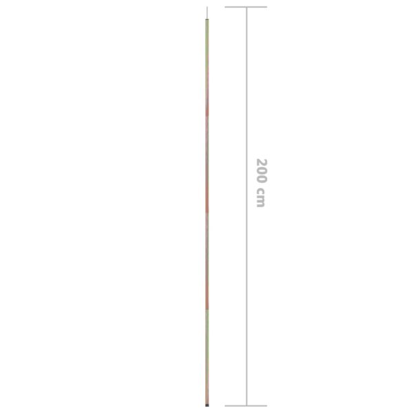 Postes para para-sol estilo vela 2 pcs 200 cm aço galvanizado - Image 6
