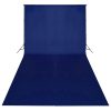 Fundo fotográfico em algodão 600x300 cm chroma key azul - Image 3