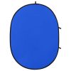 Tela fundo de estúdio oval 2-em-1 200x150 cm verde e azul - Image 4