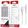 CABLE AVANT LIGHTNING A USB 3A - 1M - BLANCO - CARGA RAPIDA - Image 2