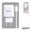 CARGADOR DE CORRIENTE AVANT USB QC3.0 + PD (TIPO C) 18W 3.4A + CABLE LIGHTNING - CARGA RAPIDA